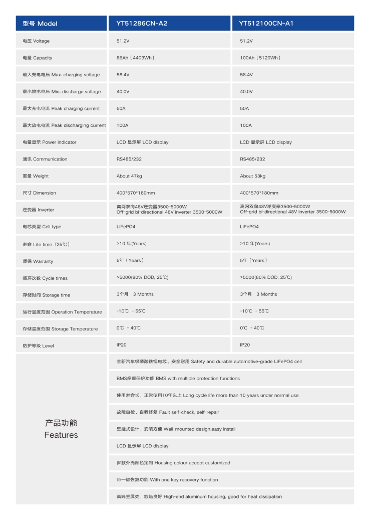 榴莲视频官网下载家庭储能壁挂式榴莲视频污版参数